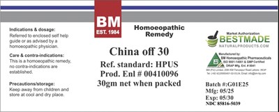 China Off (China Off 30)